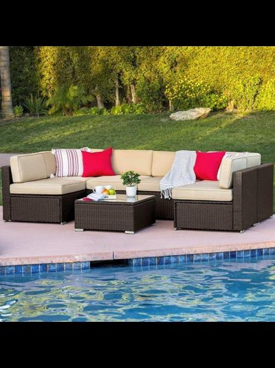 Мебель для дома и дачи. Диванная группа из искусственного ротанга  GAVANA