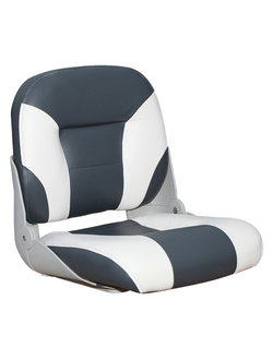 Сиденье типа «Sport low back», белое с серым