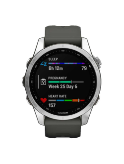 Умные часы Garmin Fenix 7S Solar Silver GPS 010-02409-00