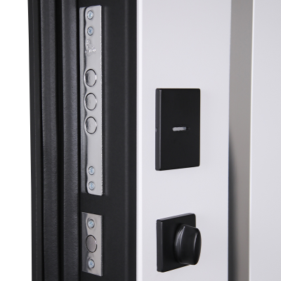 Стальная дверь   Обсидиан 3D (адаптированная замковая часть). Заказная модель.