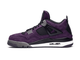 Nike Air Jordan Retro 4 Travis Scott Purple Suede X сбоку