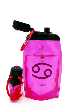 Складная бутылка для воды объем 500 мл арт. B050PIS-1210 знак зодиака CANCER/РАК