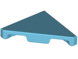 Tile, Modified 2 x 2 Triangular, Medium Azure (35787 / 6347670)