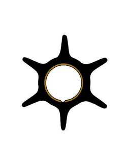 Импеллер посадка шпонка Ancor 2060 Ø60/22,3x33,65мм 6 лопастей для помпы охлаждения двигателя из чёрного неопрена