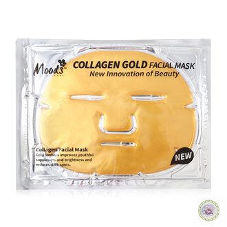 Коллагеновая маска для лица Collagen Gold Facial Mask Mood's