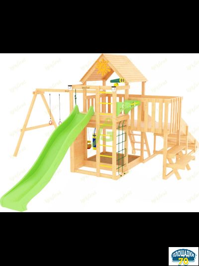 Детская площадка IgraGrad Крафт Pro 1 с зимней горкой