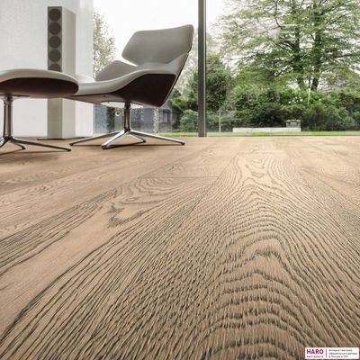 Паркетная доска Haro Дуб Табако Серый 530795 1-пол масло
