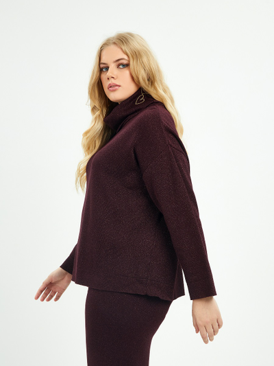 Джемпер с воротом "хомут"