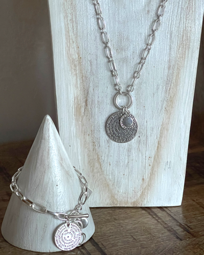 Колье "Письмо Себе" цвет серебро A&C (Норвегия)