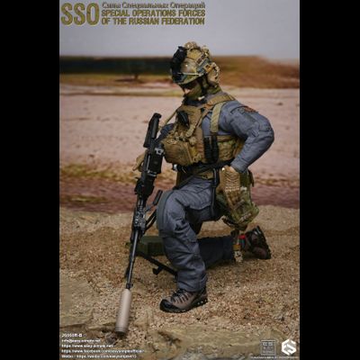 Боец сил специальных операций (ССО) РФ - Коллекционная ФИГУРКА 1/6 Russian Special Operations Forces (SSO) (26060R-B) - Easy&amp;Simple
