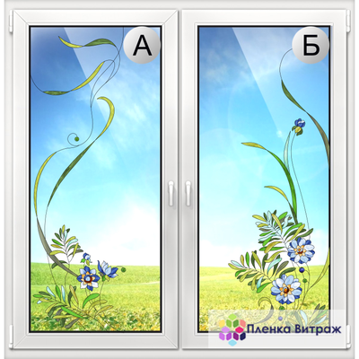 ВИТРАЖНАЯ ПЛЕНКА FL-212