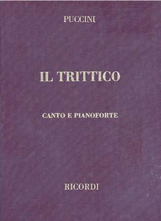 Puccini, Giacomo Il trittico Klavierauszug (en/dt, gebunden)