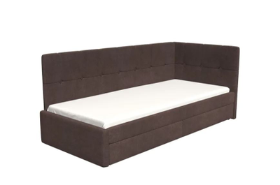Кровать-тахта Агата Коричневая (Бонмебель)