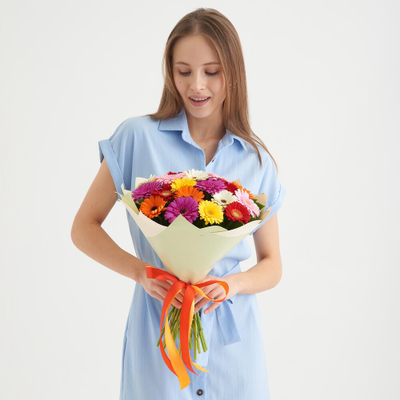 21 мини гербера