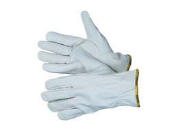 Перчатки цельнокожаные белого цвета Gward Force