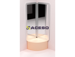 Комплект из двух акриловых зеркал для воздушно - пузырьковой трубки (2000х1000 мм) RG405