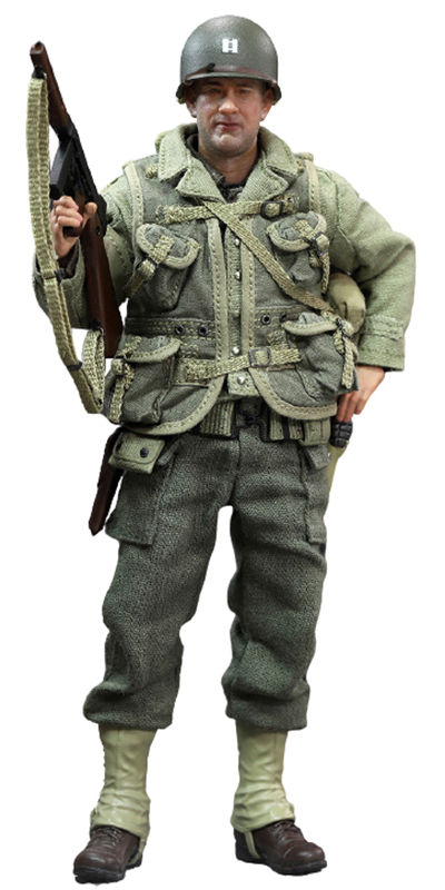 Капитан Джон Миллер ("Спасти рядового Райана", Том Хэнкс) - КОЛЛЕКЦИОННАЯ ФИГУРКА 1/12 Palm Hero Series WWII US 2nd Ranger Battalion Series 1 – Captain Miller (XA80010) - DID
