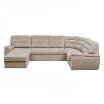 ОР022 Диван угловой "Валенсия" большой (дельфин). Размер: 3750*1030*2020. Спальная зона: 1300*3030