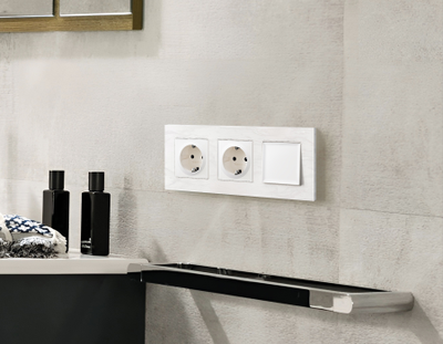 Рамки Белый мрамор, коллекция GRAND_1