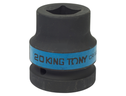 Головка торцевая ударная четырехгранная 1", 20 мм, футорочная KING TONY 851420M