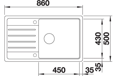 Мойка Blanco LEGRA XL 6 S, 523328