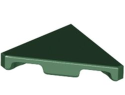 Tile, Modified 2 x 2 Triangular, Dark Green (35787 / 6390053)