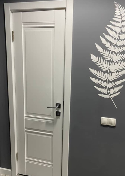 КАЛИПСО. БЕЛЫЙ  МАТОВЫЙ. ПОЛОТНО ГЛУХОЕ