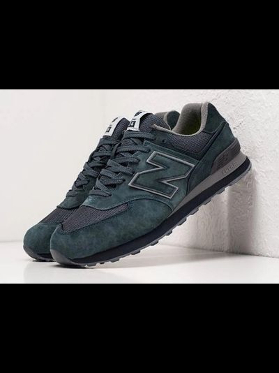 New Balance 574 Green Moss Grey мужские