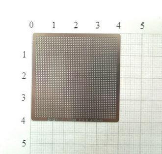 Трафарет BGA для реболлинга чипов универсальный, шаг 0.45мм., P=0.8, A=40x40