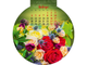 Календарь Атберг98 на 2021 год 140x148 мм (Цветы)