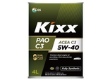 KIXX PAO 5W40 SN/CF АСЕА C3 масло мот синт 4л