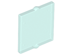 Glass for Window 1 x 2 x 2 Flat Front, Trans-Green (60601 / 6210803 / 6254567)
