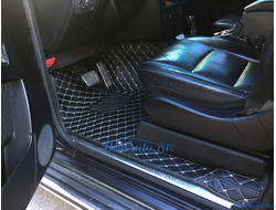 3D коврики в салон Mercedes G-class из экокожи