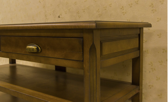 Тумба под ТВ с 2 ящиками и 2 нижними полками.