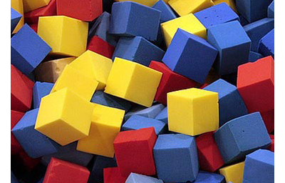 Кубики для поролоновой ямы, за 1м.3