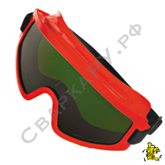 Очки газосварщика/резчика ЗН11 Super Panorama (5) темно-зеленый ацетат целлюлозы