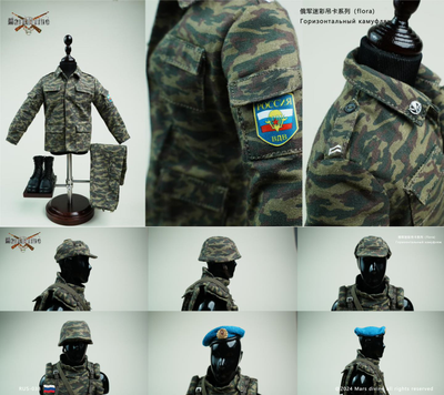 Комплект снаряжения российского десантника (ВДВ) - КОЛЛЕКЦИОННЫЙ КОМПЛЕКТ 1/6 Russia “Chechen War” 1994-1999 Box Set (RUS-038) - MarsDivine