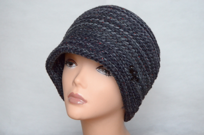 женская зимняя шляпа клош фото