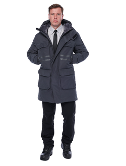 Куртка BRODEKS KW233 VIP пуховая, цв. серый