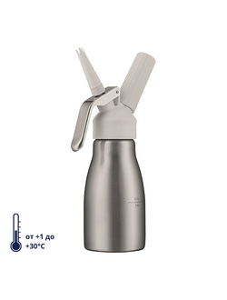 Сифон (кремер) для взбивания сливок 0,25 л. нерж/пластик