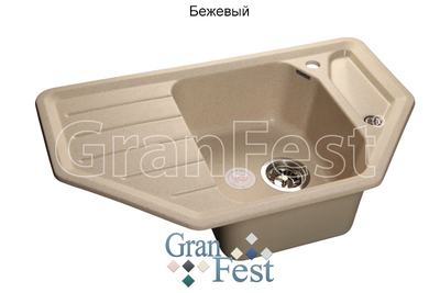 Керамическая мойка GRANFEST GF-C800E