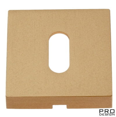 Накладка под ключ буратино на квадратном основании Fratelli Cattini KEY-8 KD золото крайола 2 шт.