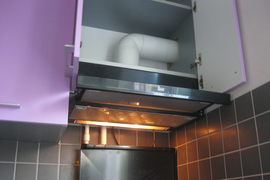 Установка вытяжки любого типа