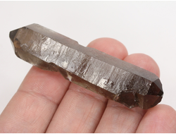 Кварц дымчатый, раухтопаз, кристалл двухголовик, Бразилия (65*16*10 мм, 20 г) №35775