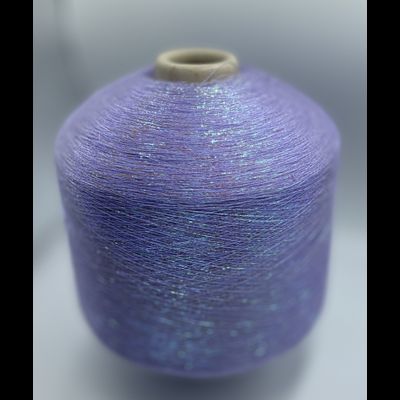 TORCITURA di DOMASO BACH LUREX  люрекс 1/ 33000 65% ВИСКОЗА 35% PL  (50 грамм, 1650 метров) цв. 890 лиловый с голубым отливом