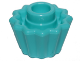 Minifigure, Utensil Cupcake Liner - Indented Top, Medium Azure (65468d / 6287932)