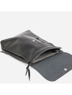 Рюкзак Kokosina Saddle Черный из натуральной кожи