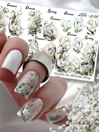 Слайдер-дизайн для ногтей LIKE-258