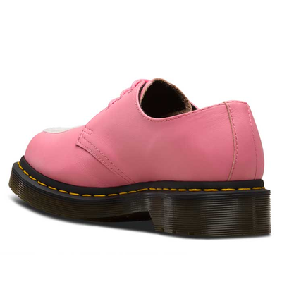 Ботинки Dr. Martens 1461 Geranium Heart Pink & White женские розовые
