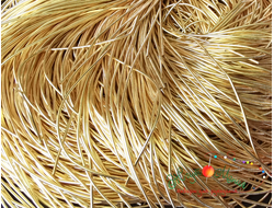 КАНИТЕЛЬ ГЛАДКАЯ 1мм - 5г - ЗОЛОТО СВЕТЛОЕ  (055)